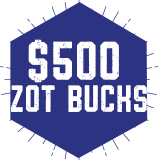 Zot Bucks: $500